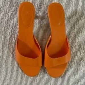 H&M Bright Orange Mules